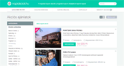 Desktop Screenshot of napiakciok.hu